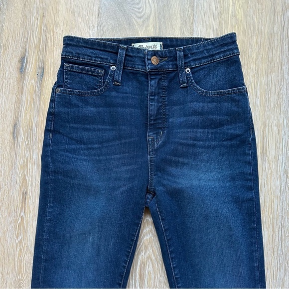 Madewell Curvy High Rise Skinny Jeans Hayes Wash Denim- Size 26 - Picture 4 of 16